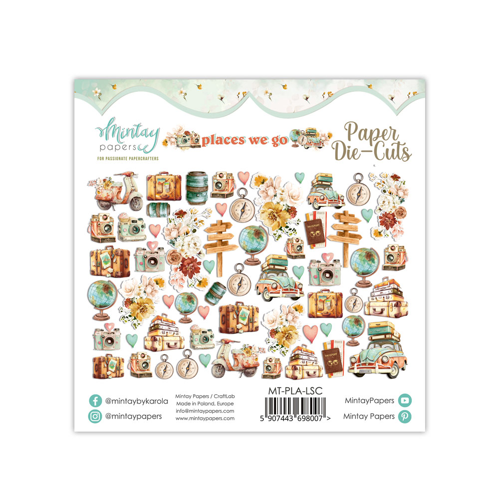 Mintay Papers - Blissful Time - Paper Die Cuts