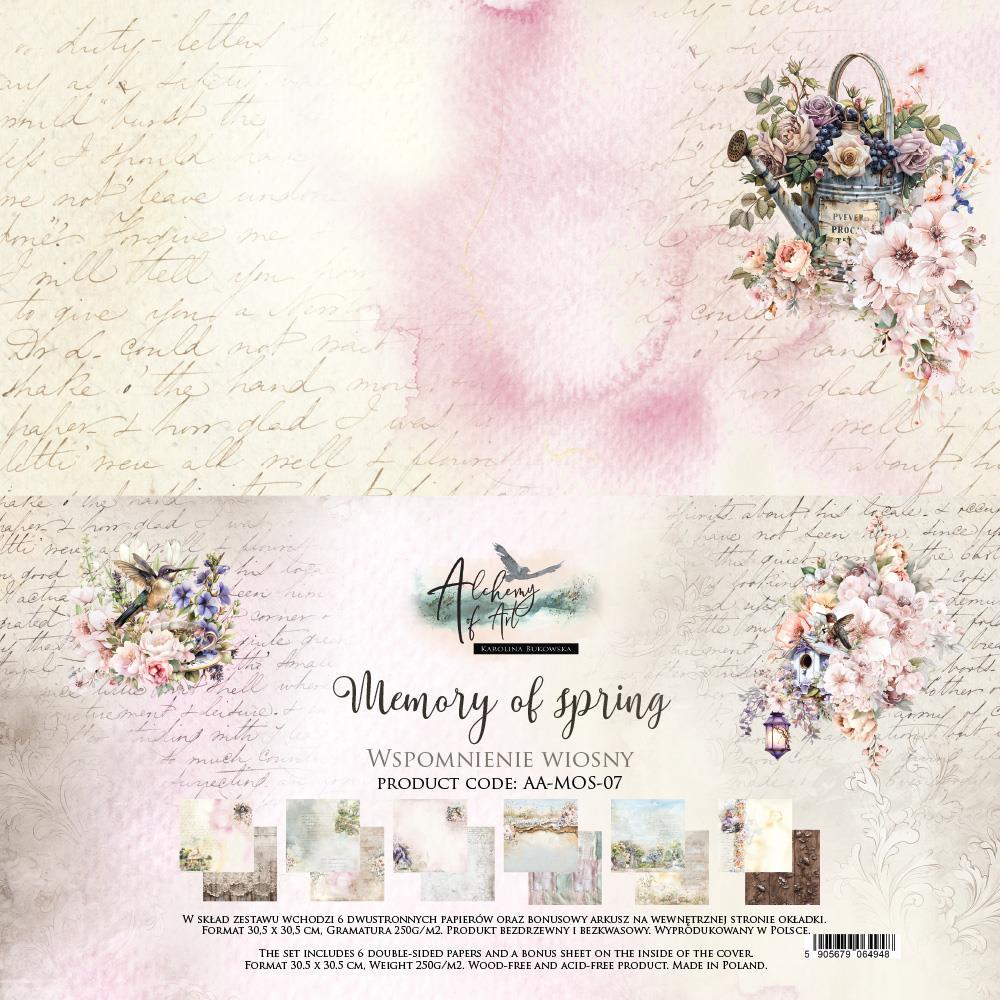#42 Alchemy of Art Memory of Spring 12x12 Paper Pack