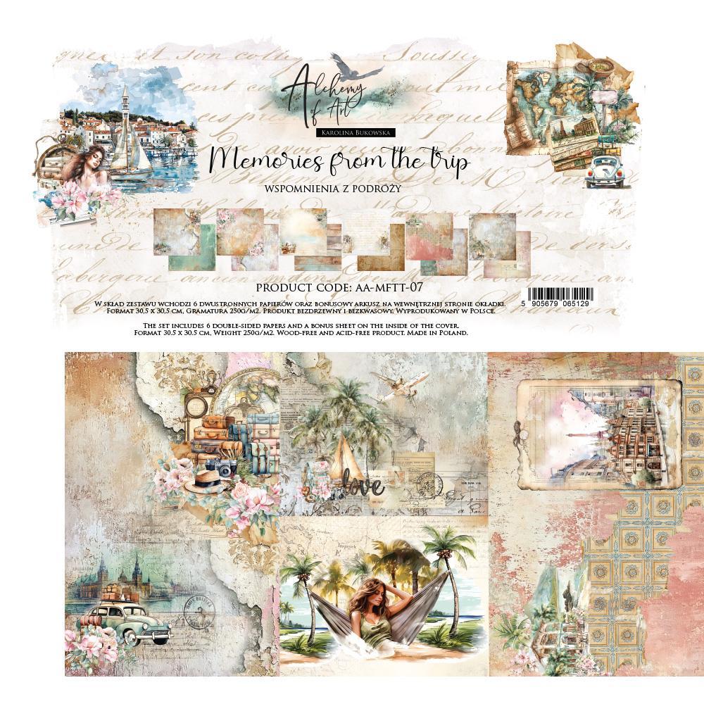 #45 Alchemy of Art Memories from the Trip 12x12 Paper Pack