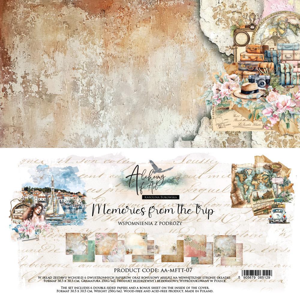 #45 Alchemy of Art Memories from the Trip 12x12 Paper Pack