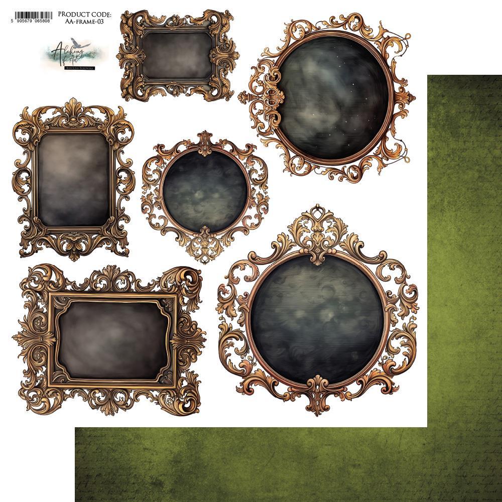 #47 Alchemy of Art Wonderful Christmas Time 12x12 Paper Frame