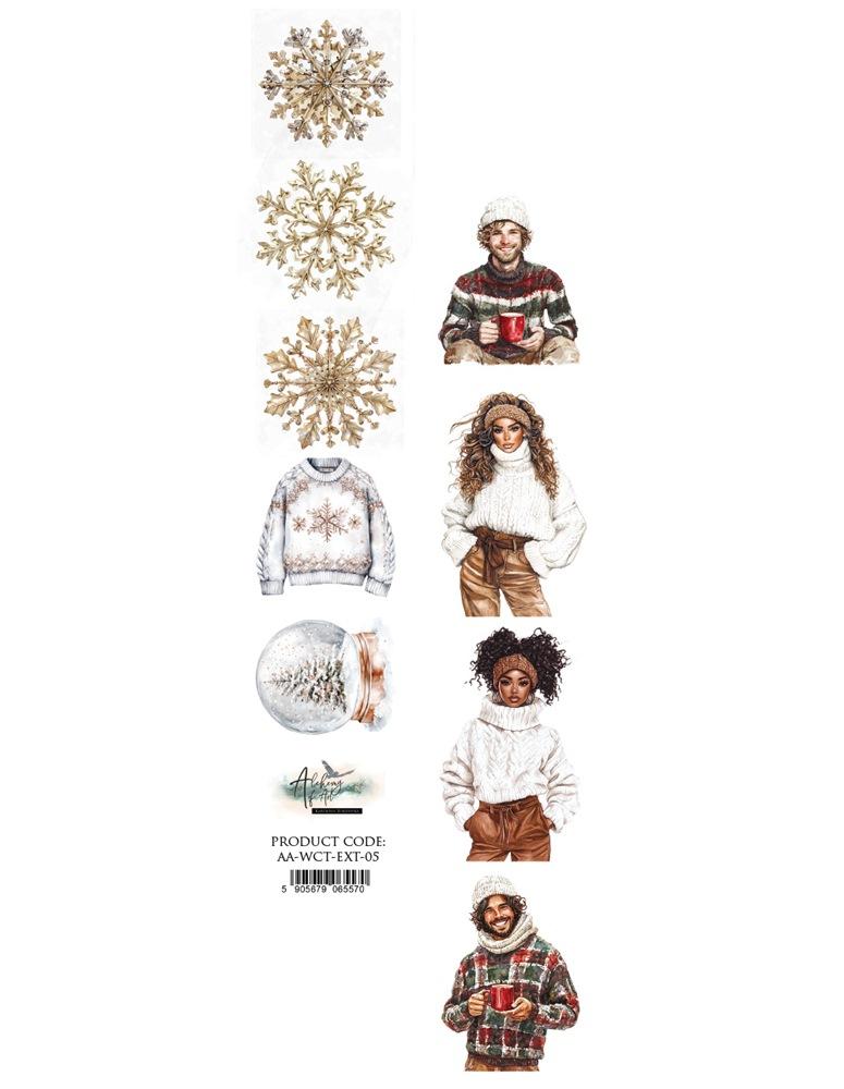 #47 Alchemy of Art Wonderful Christmas Time Stripe 05