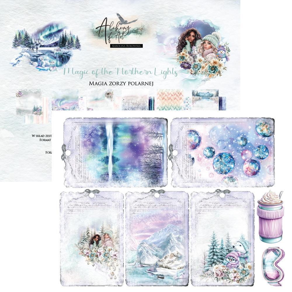 #48 Alchemy of Art Magic of the Northern Lights 8x8 Paper Pack