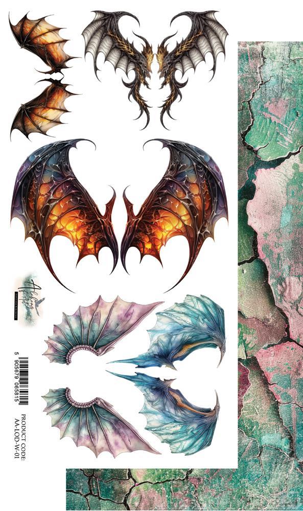 #50 Alchemy of Art The Legends Of The Dragons Extras to Cut Dragons