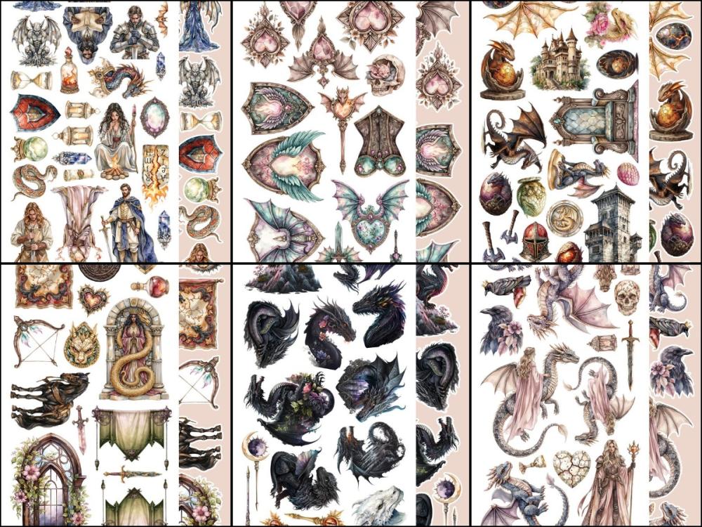 #50 Alchemy of Art The Legends Of The Dragons Extras to Cut Set