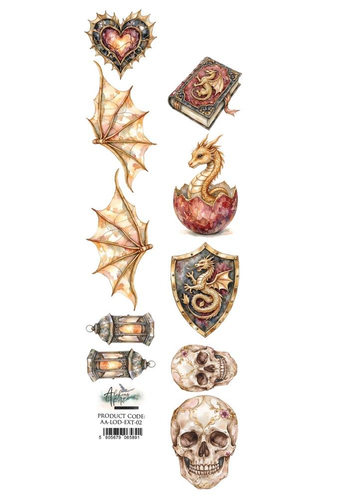 #50 Alchemy of Art The Legends Of The Dragons Stripe 02