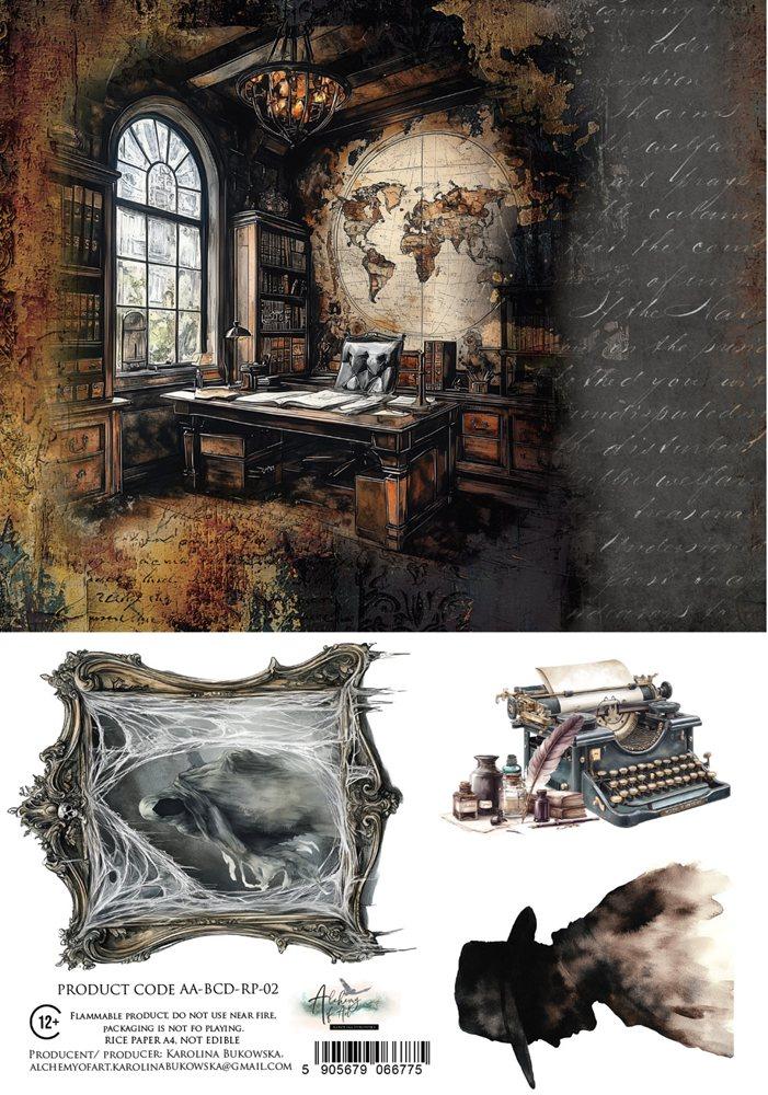 #52 Alchemy of Art Behind Closed Doors A4 Reispapier 02