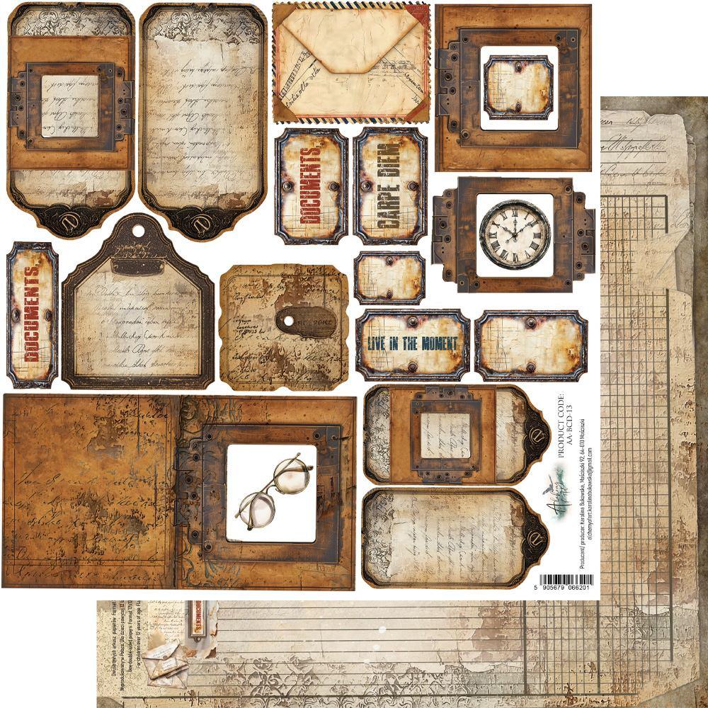#52 Alchemy of Art  Behind The Closed Doors 12x12 Sheet Tags