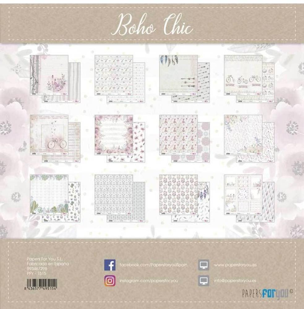 Papers For You 12x12 Paper Pad Boho Chic #1515