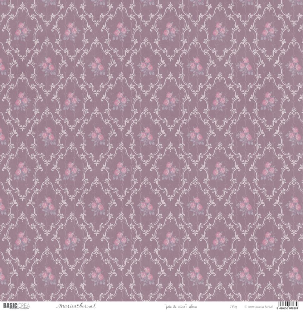 12x12 Paper Set Joie de Vivre by Marisa Bernal
