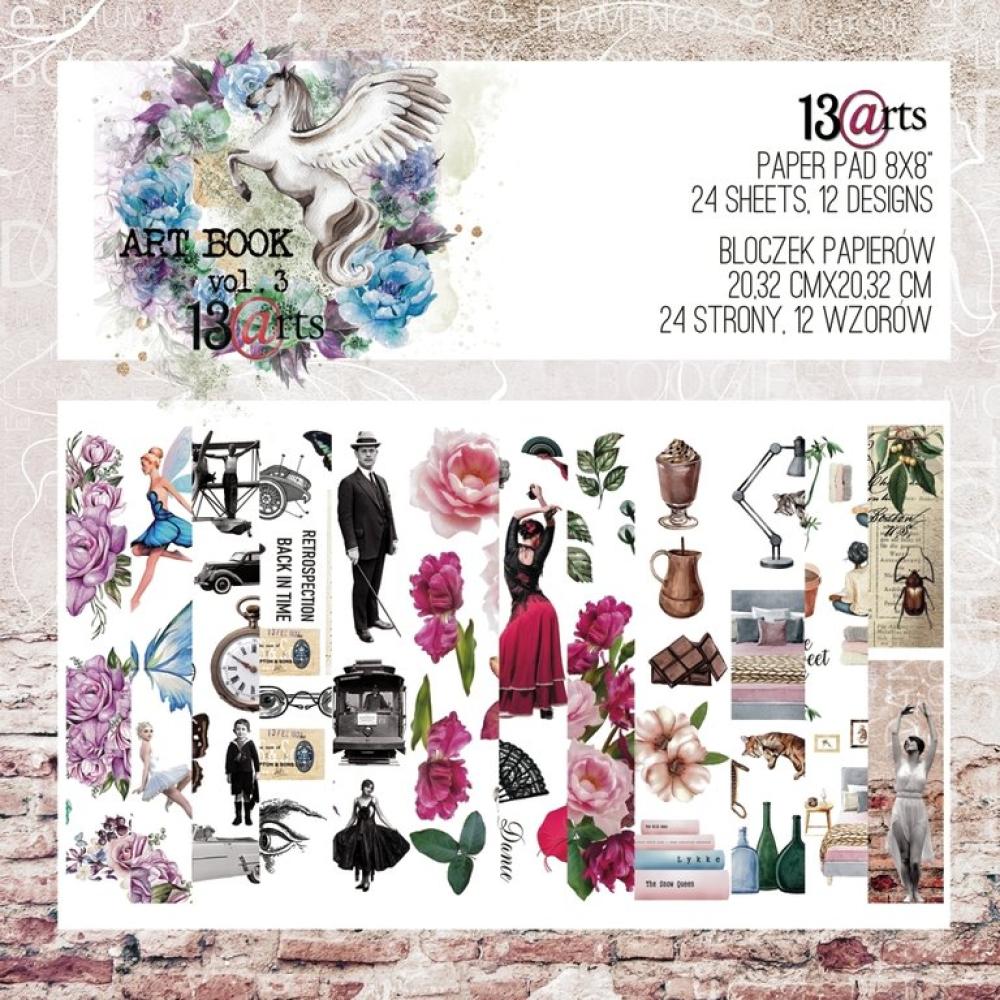 13@rt 8x8  Paper Pad Art Book Vol 3
