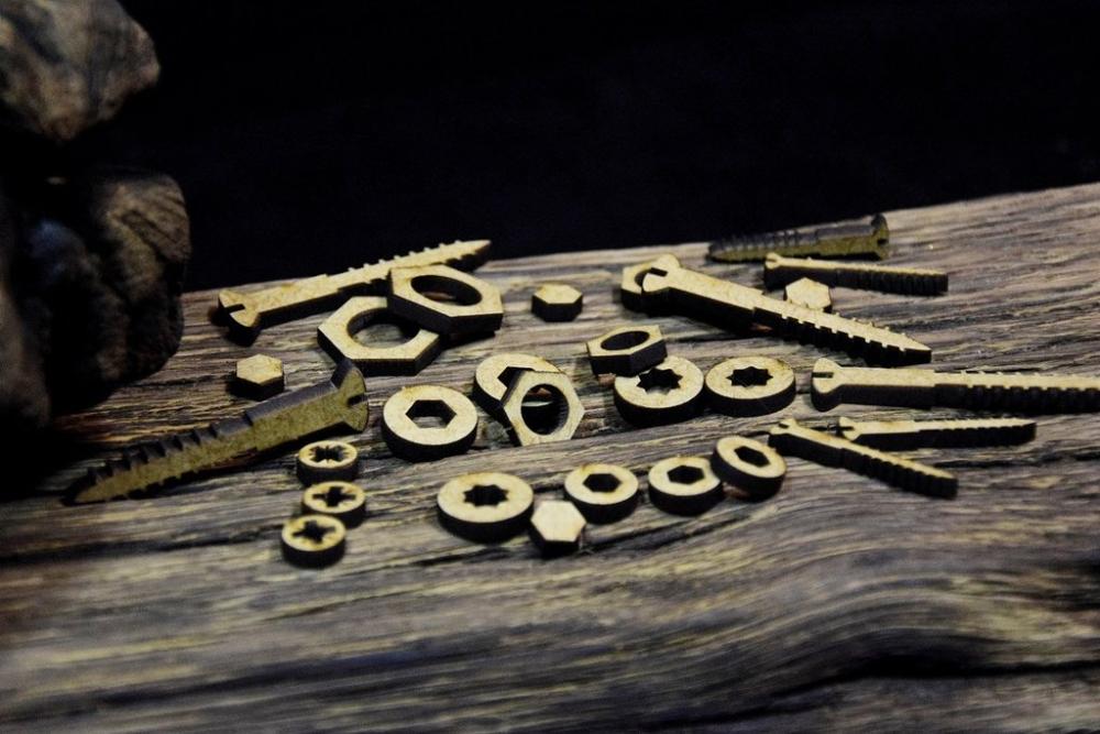 SnipArt Chipboard Screws and Bolts HDF #33317