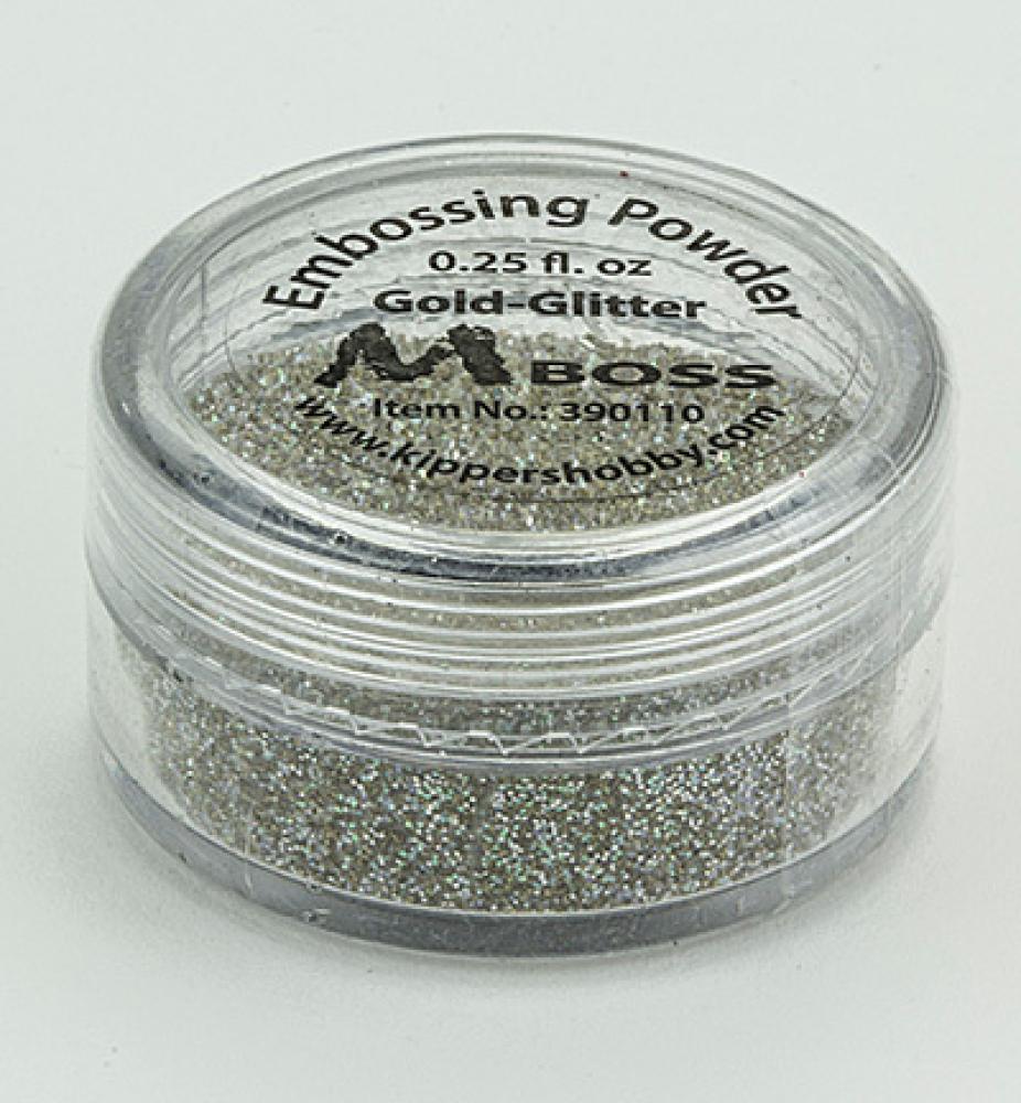 Mboss Embossing Powder - Gold Glitter