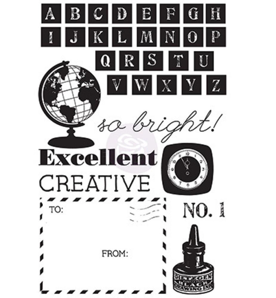 SALE Prima Marketing Clingstempel School Memories
