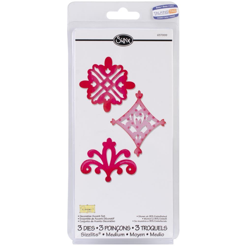 Sizzix Sizzlits Die Set 3 Stk - Decorative Accent Set