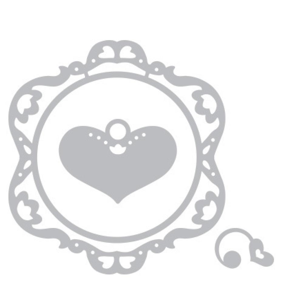 SALE Sizzix Thinlits Die Set 3PK Ornamental Love Frame #658913