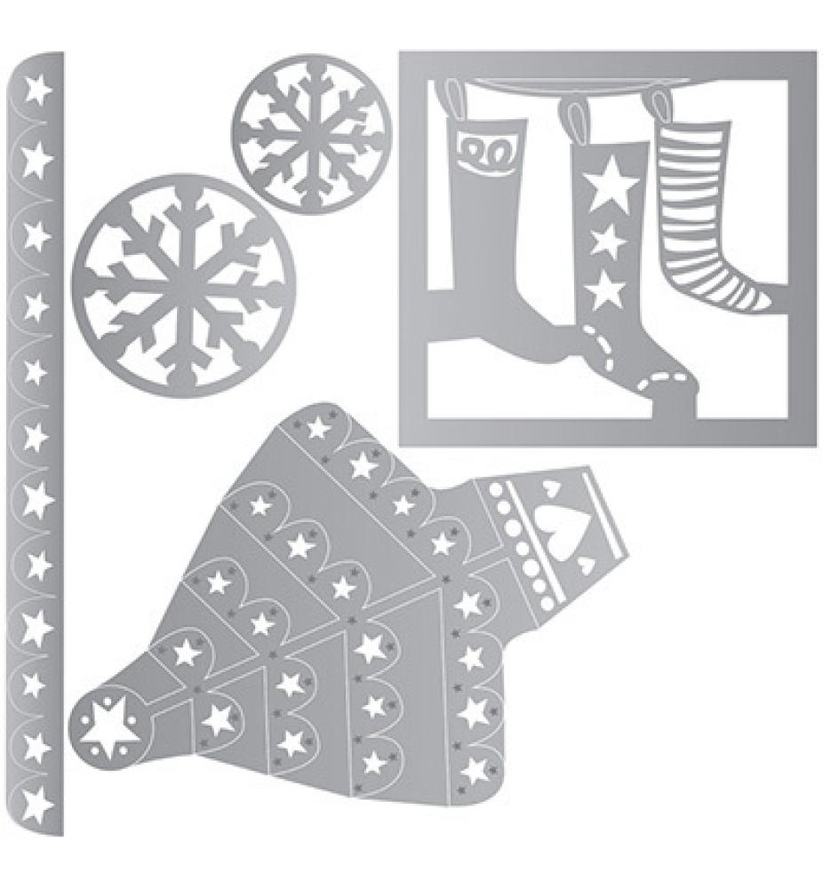 Sizzix Thinlits Die Christmas Trims