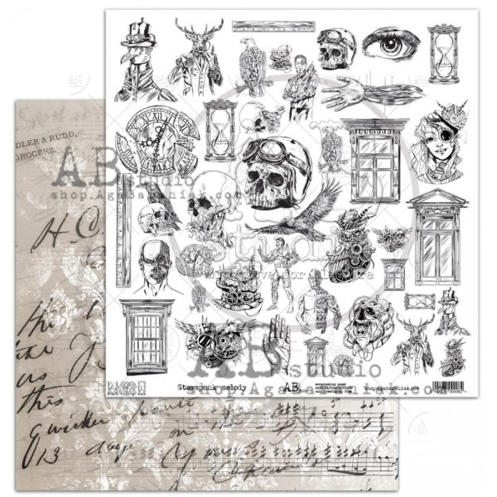 A.B Studio 12x12 Paper Pad Crafters Bundle #02