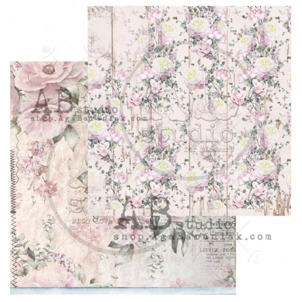 A.B Studio 12x12 Paper Pad Shabby Love Symphony