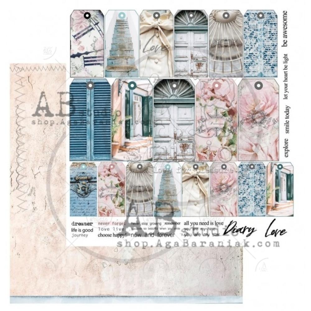 A.B Studio 12x12 Paper Pad Shabby Love Symphony