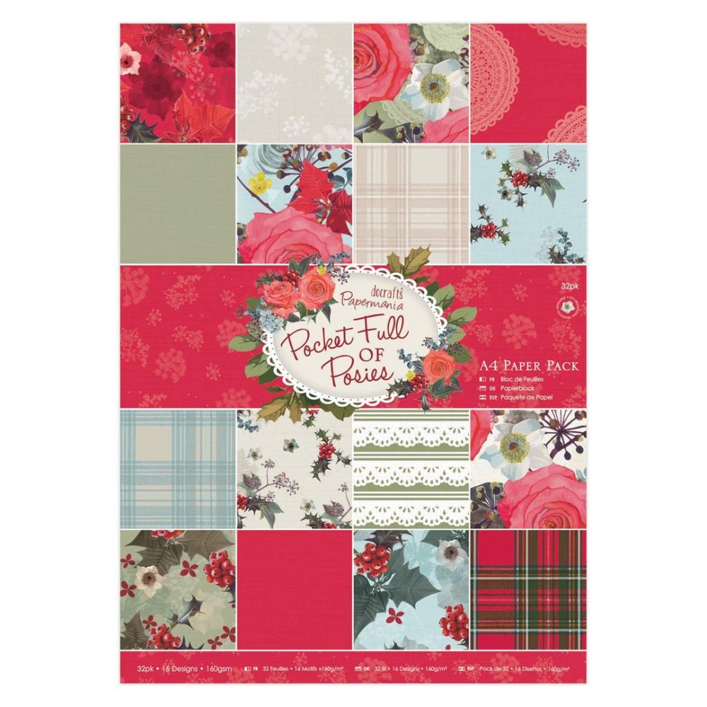 A4 Paper Pack (32pk) Pocket Full of Posies
