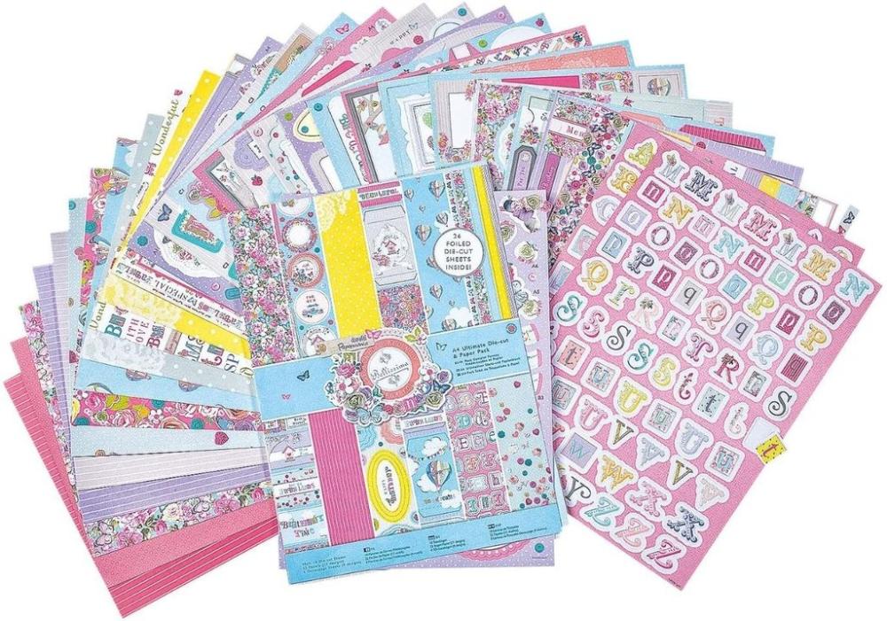A4 Ultimate Die-cut & Paper Pack (48pk) Bellissima