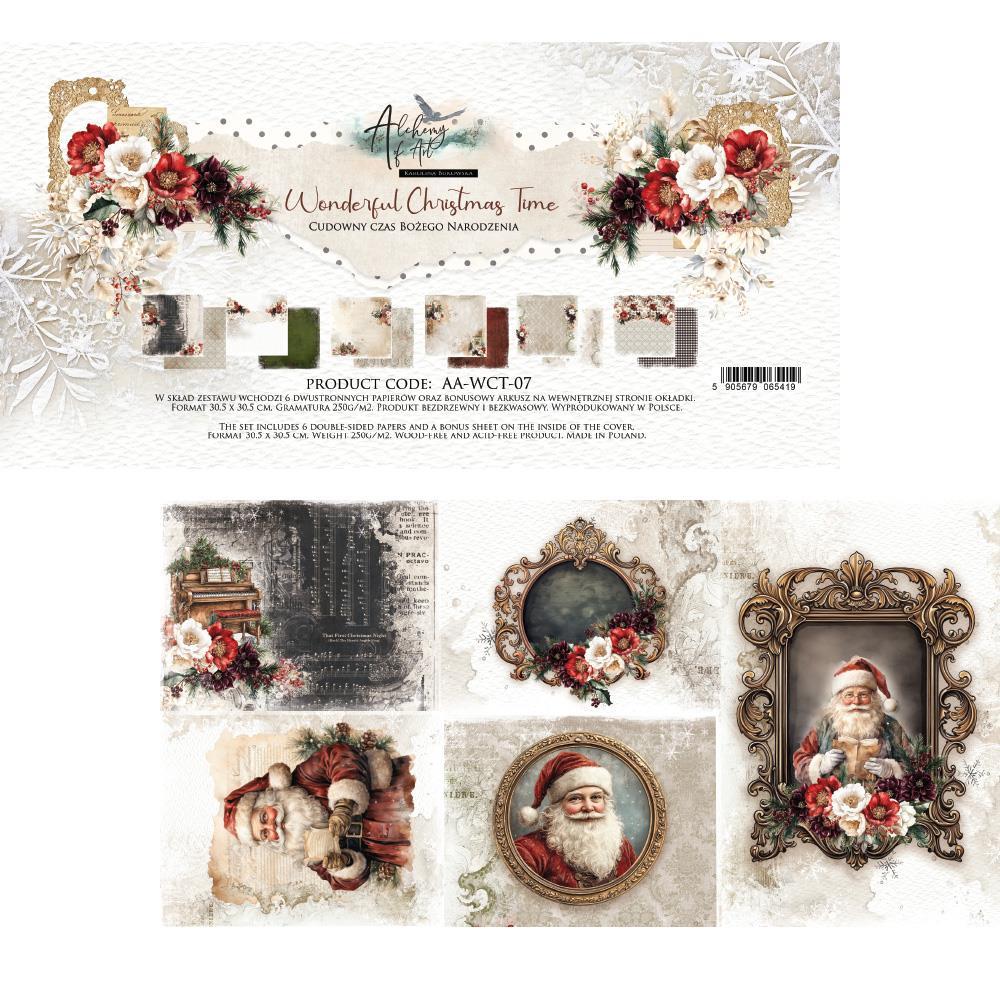 #47 Alchemy of Art Wonderful Christmas Time 12x12 Paper Pack