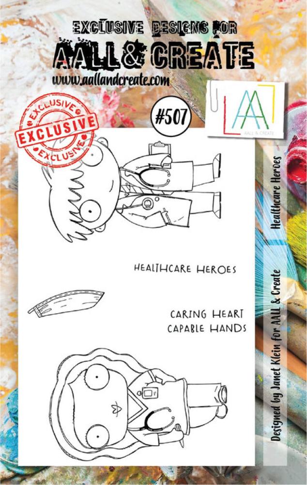 AALL & Create Clear Stamp A7 Set #507 Healthcare Heroes