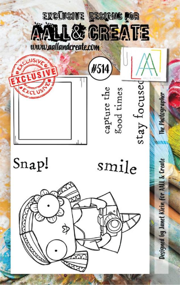 AALL & Create Clear Stamp A7 Set #514 The Photographer