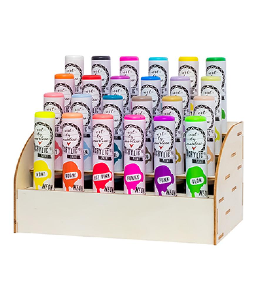 ABM Paint Bottles Display Plywood Essentials nr.502