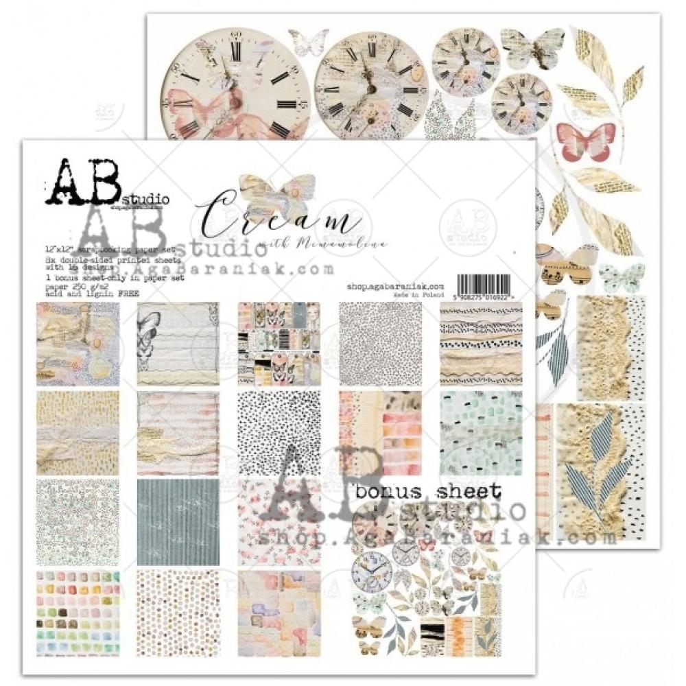 AB Studio 12x12 Paper Pad Cream