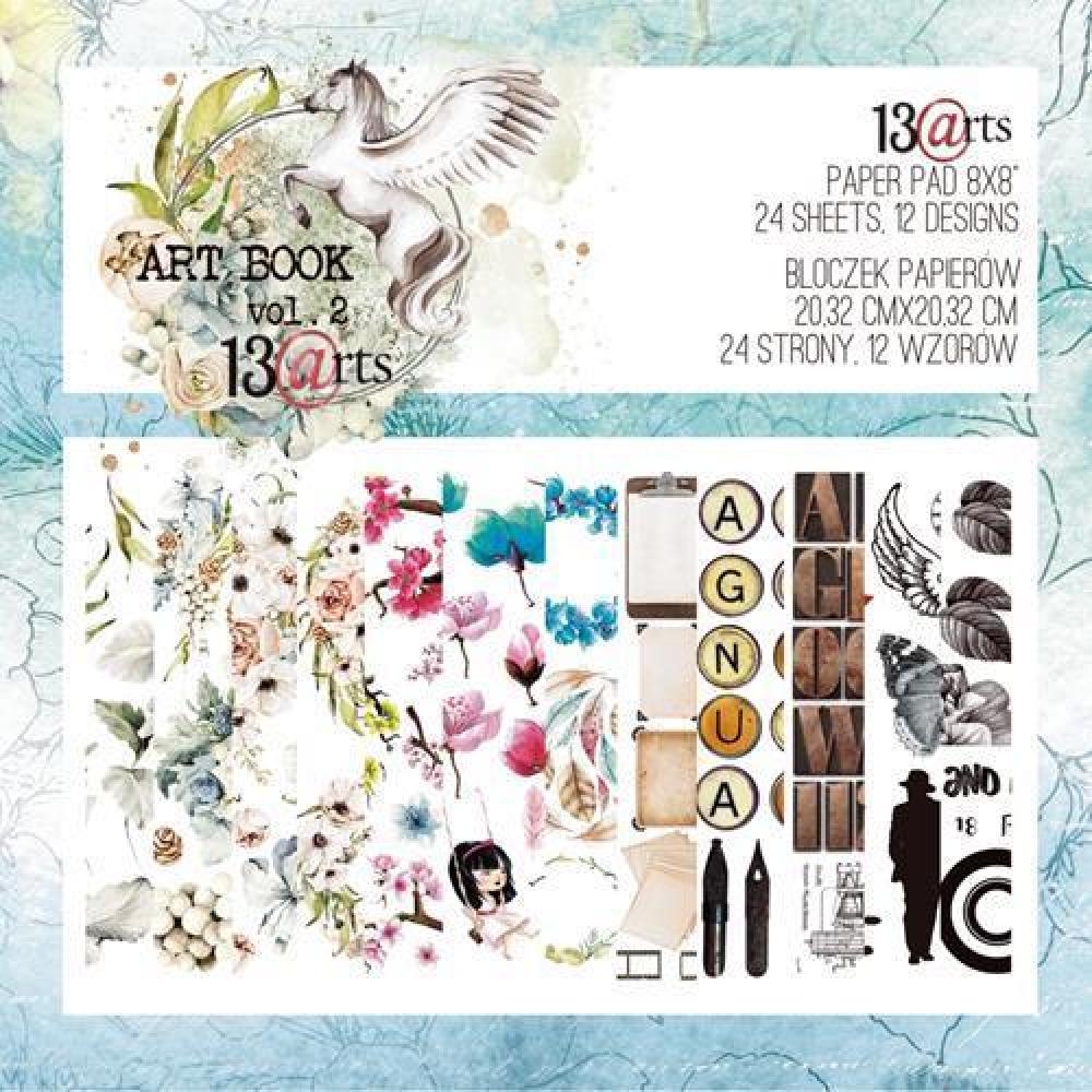 13@rt 8x8  Paper Pad Art Book Vol 2