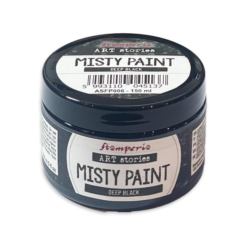 ASFP006 Stamperia Art Stories Misty Paint Deep Black