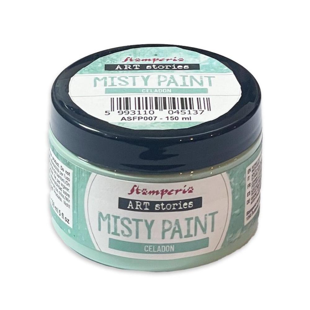 ASFP007 Stamperia Art Stories Misty Paint Celadon