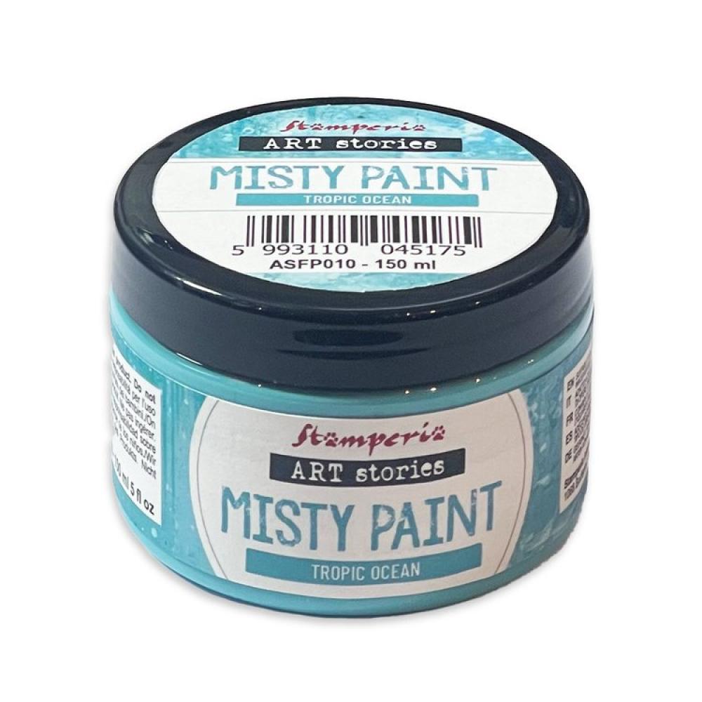 ASFP010 Stamperia Art Stories Misty Paint Tropic Ocean
