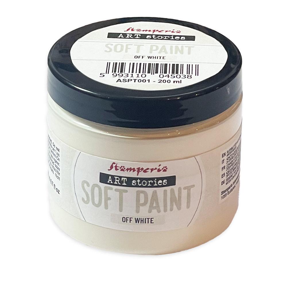 ASPT001 Stamperia Art Stories Soft Paint Off White
