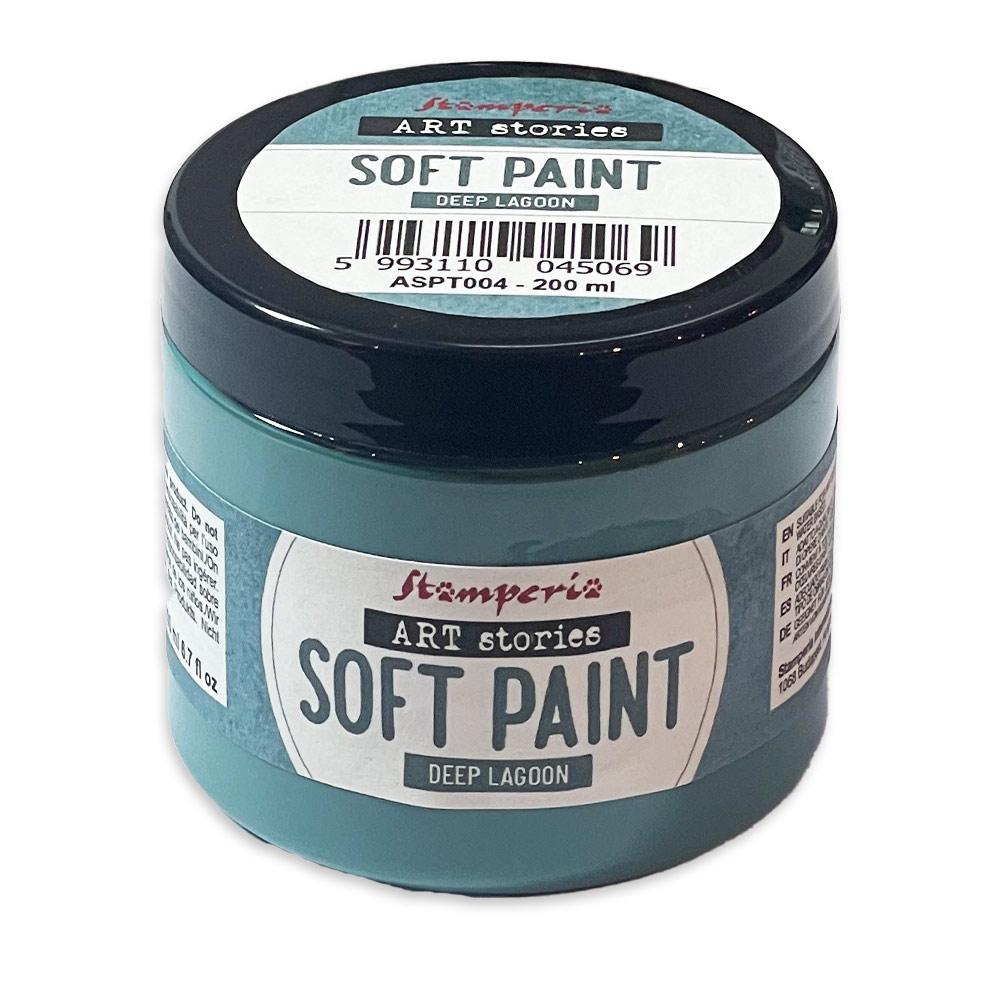 ASPT004 Stamperia Art Stories Soft Paint Deep Lagoon