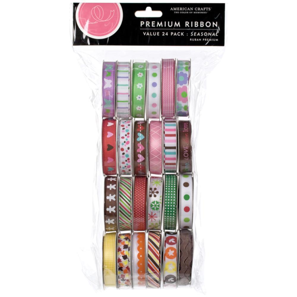 SALE American Crafts Premium Ribbon Value Pack Seasonal 1