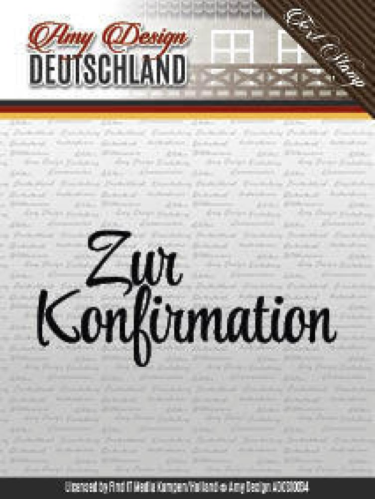 Amy Design Clear Stamp Text Zur Konfirmation #10034