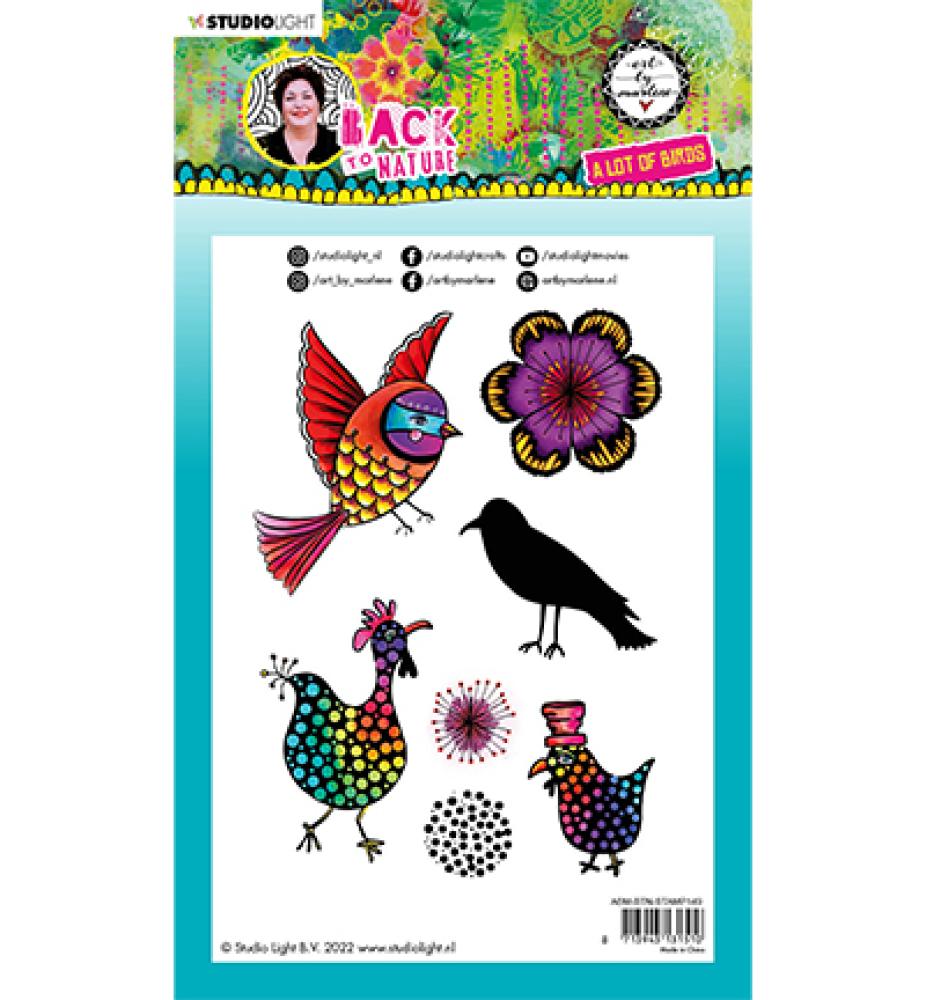 Art By Marlene Clear Stamps A lot of Birds