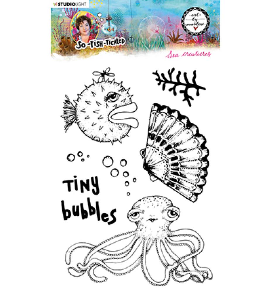 Art By Marlene Clear Stamps Sea Creatures #13