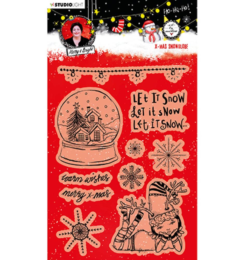 Art By Marlene Clear Stamps Snow Globe #83