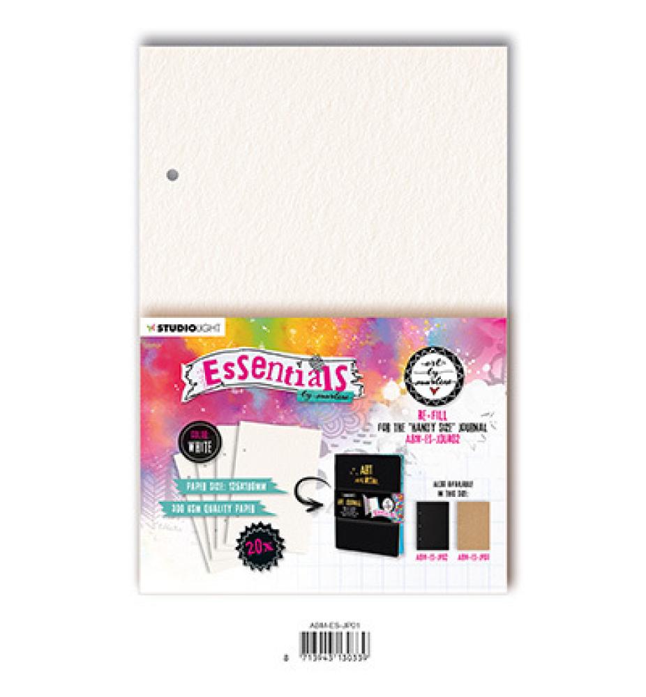 Art by Marlene Art Journal The Handy Size Refill White