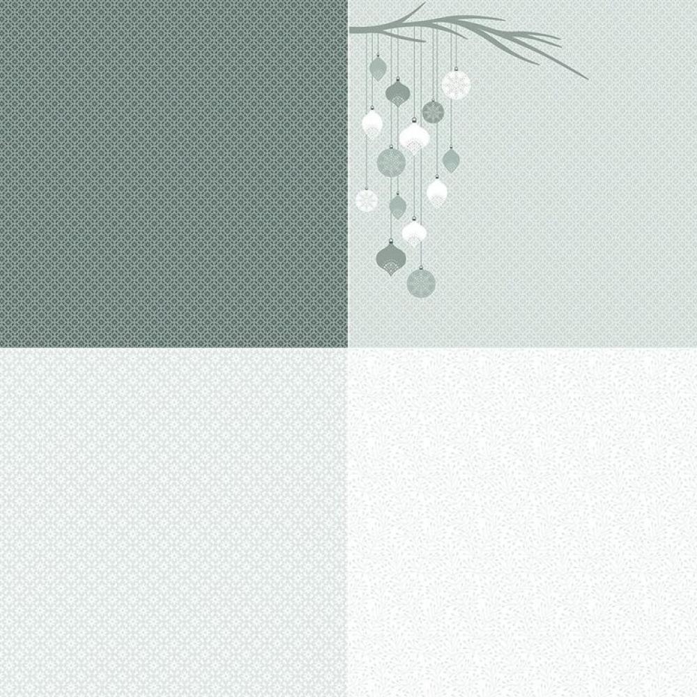 Artemio 12x12 Inch Paper Pack Misty Winter
