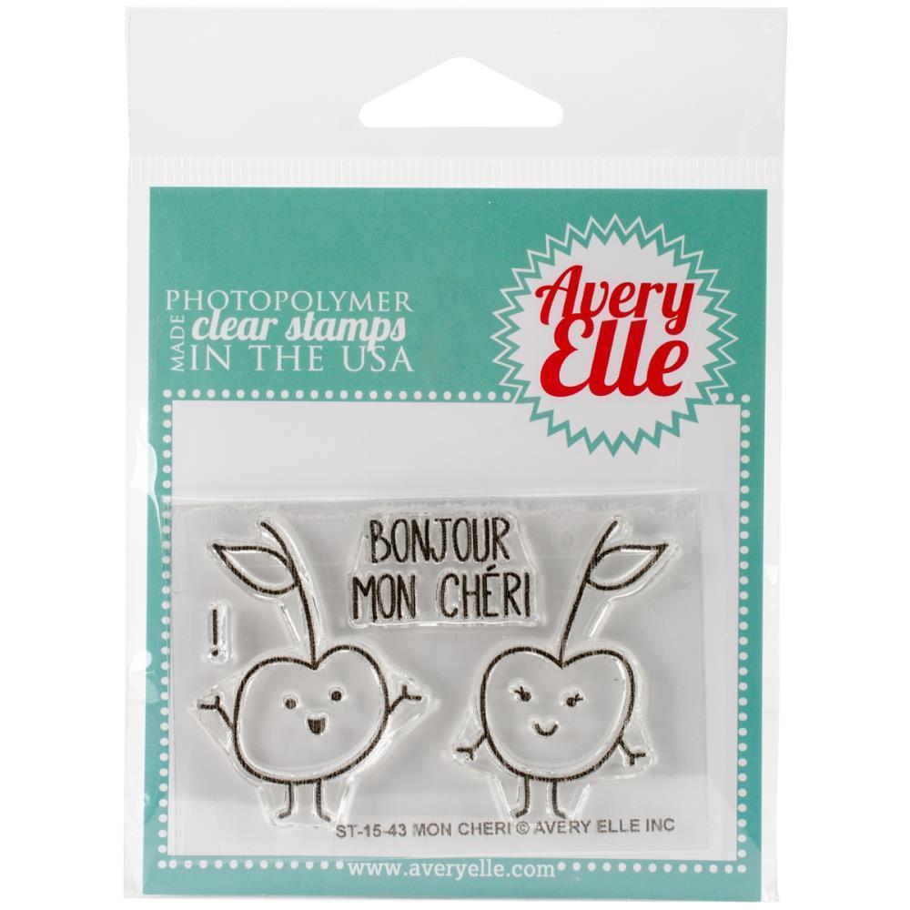 Avery Elle Clear Stamp Set Mon Cheri