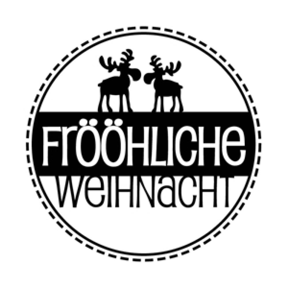 Butterer Holzstempel Frööhliche Weihnacht