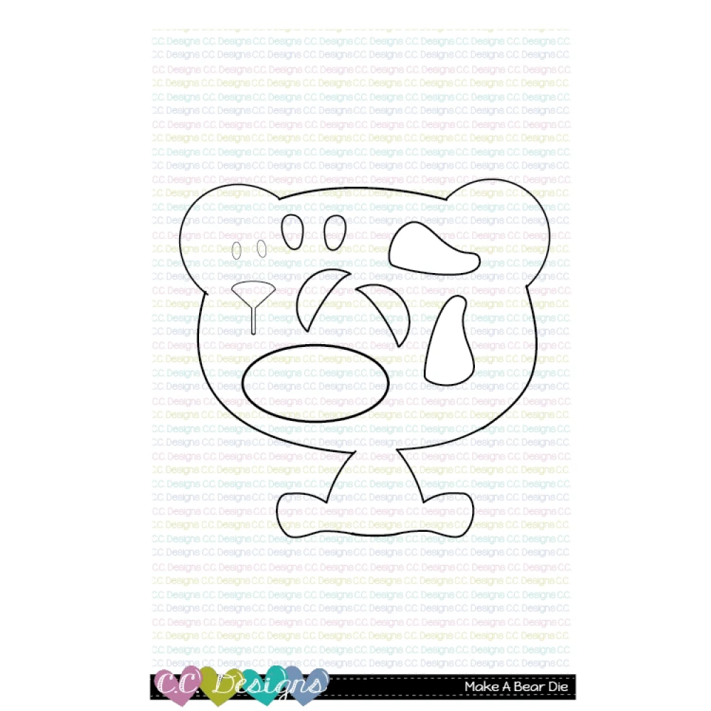 C.C. Designs Die Make A Bear #CCC74