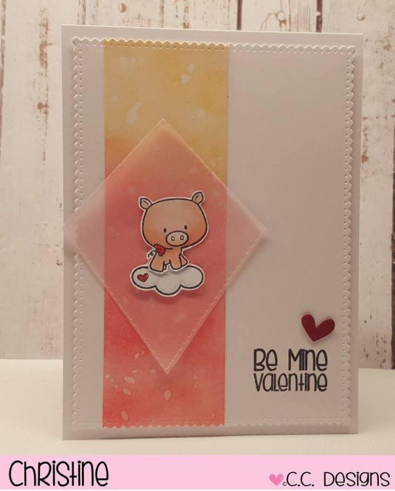 C.C Designs Stamp/Dies Set Sweet Valentine