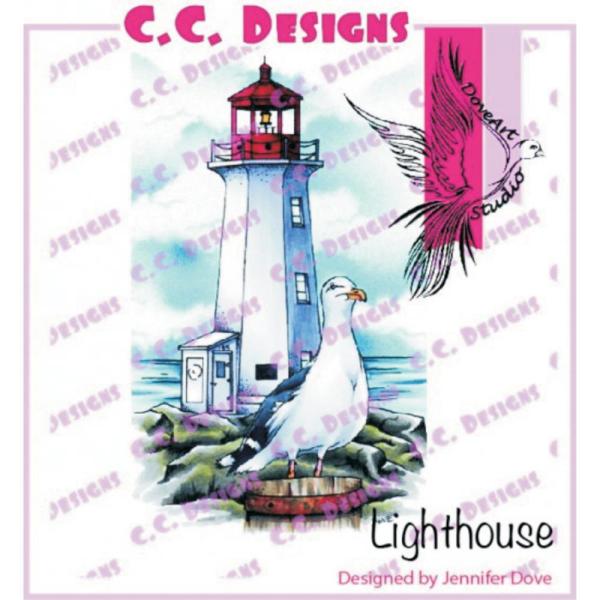 C.C Designs Stempel Lighthouse