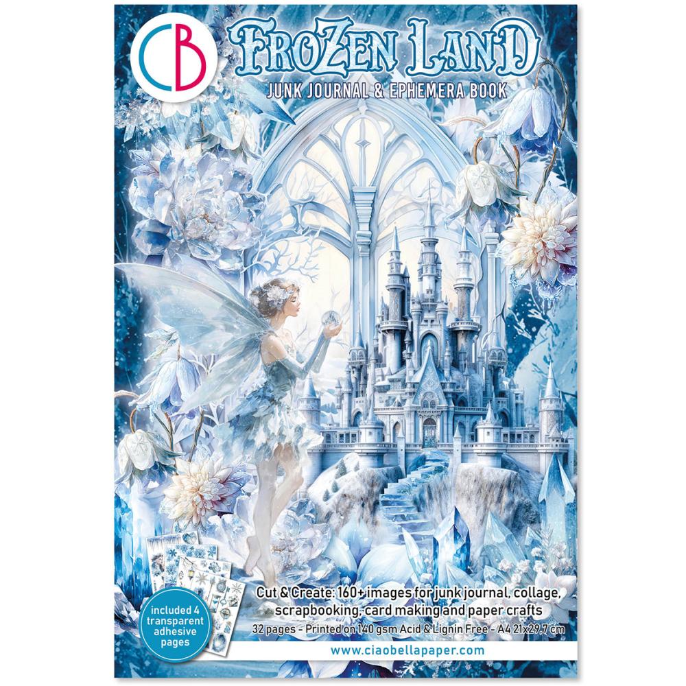CBB016 Ciao Bella Frozen Land A4 Junk Journal Ephemera Book